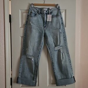 Jessica Simpson Light Blue Boyfriend Jeans